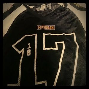 Victoria's secret pink Michigan jersey.